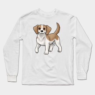 Dog - Queen Elizabeth Pocket Beagle - Lemon and White Long Sleeve T-Shirt